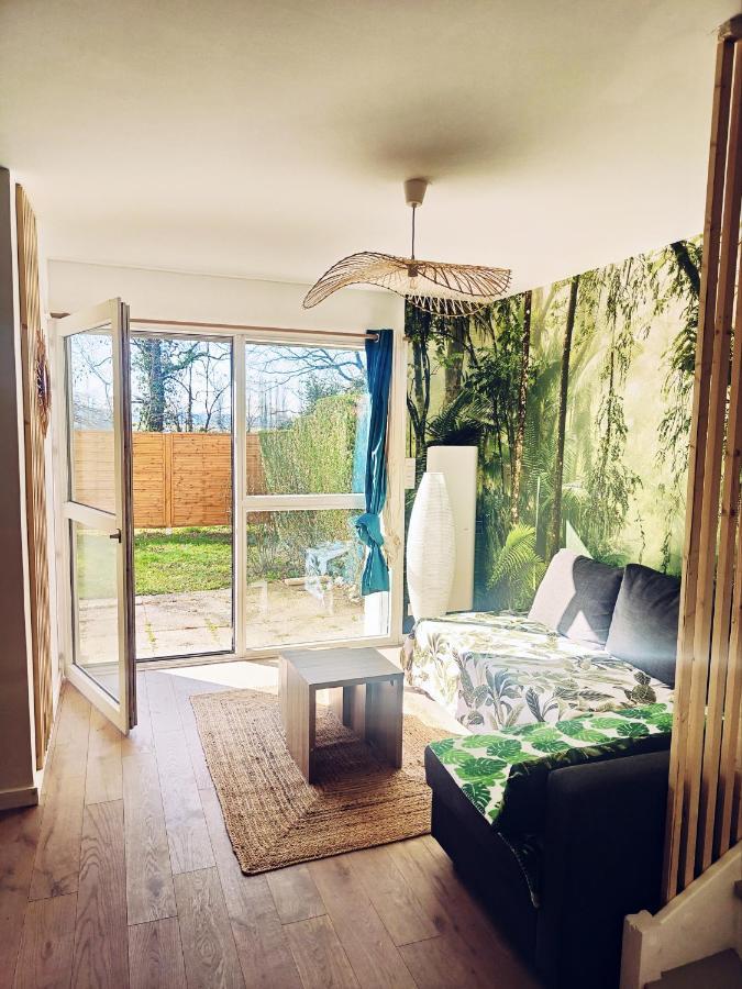 Beau Duplex Familial Avec Jardin Cloture Apartment Douvaine Luaran gambar